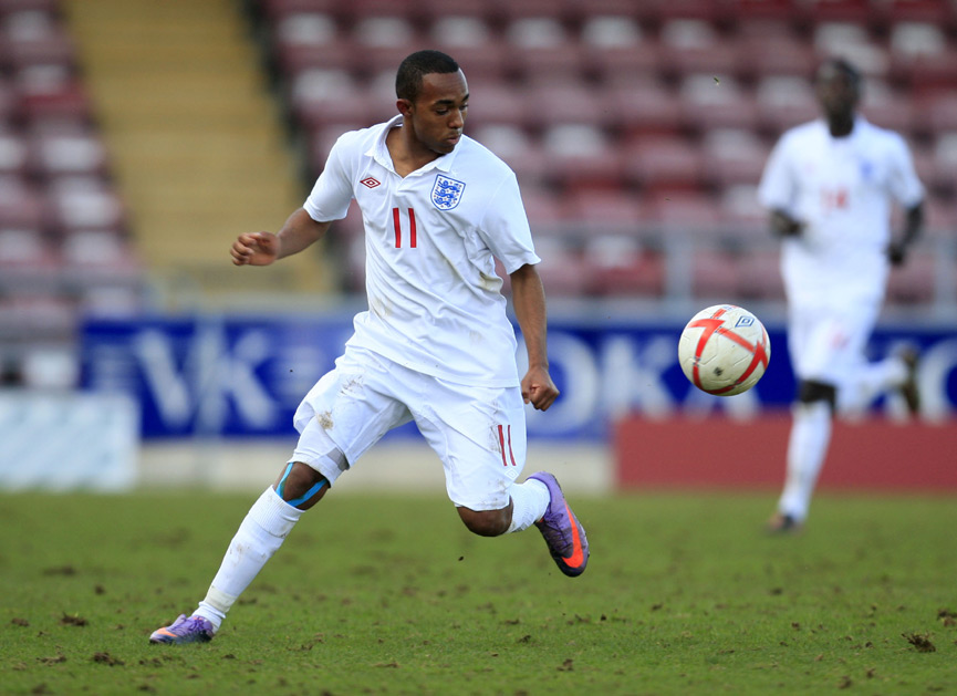 Rob Hall in action in the Elite Round, against Sweden.